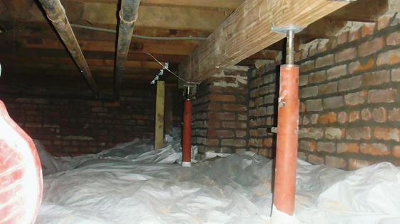 Tuck Point All Exterior Wall Joints Inside Crawlspace