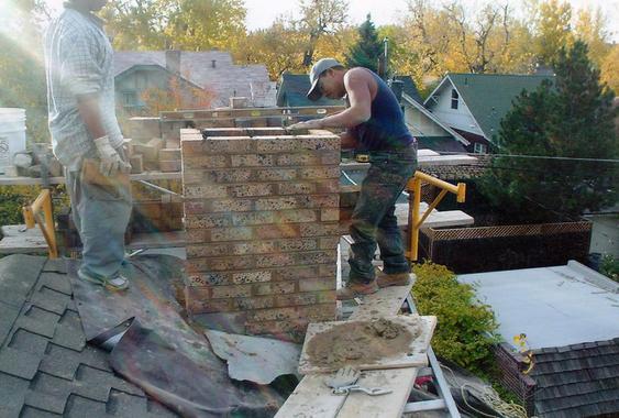 Chimney Rebuild during_brick_work_on_chimney_7_jpg