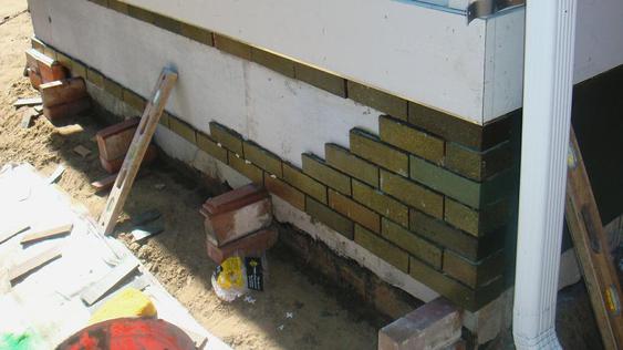 Installing Thin Brick on Back Addition of House during_2_33_jpg