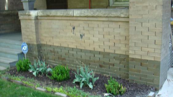 Rebuild Porch Wall And Tuck Point All Joints On Front Porch Wall before_dsc00083_jpg