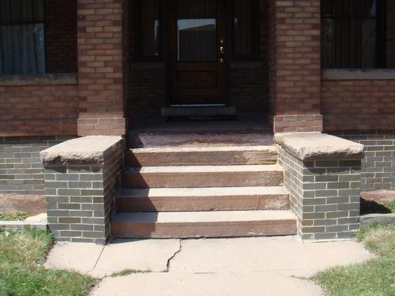 Rebuild Porch Wall, Re-lay Loose Bricks and Stone, Tuckpoint Deteriorating Mortar after_4_24_jpg