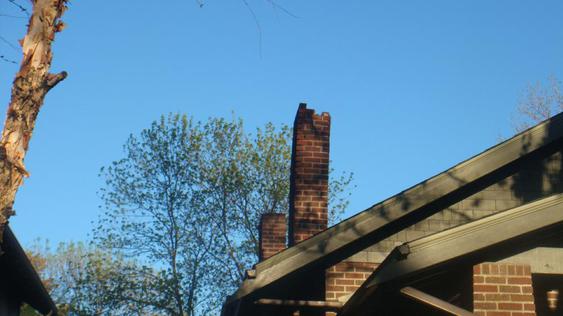 Tuck Point All Joints On Chimney before_dsc00007_jpg