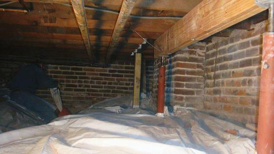 Tuck Point All Exterior Wall Joints Inside Crawlspace during_2_34_jpg