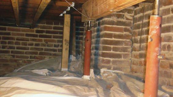 Tuck Point All Exterior Wall Joints Inside Crawlspace during_4_34_jpg