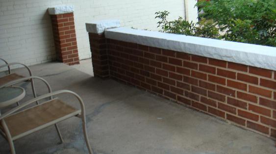 Tuck Point Porch And Relay Capstones And Replace Broken Bricks On Column after_dsc00063_jpg