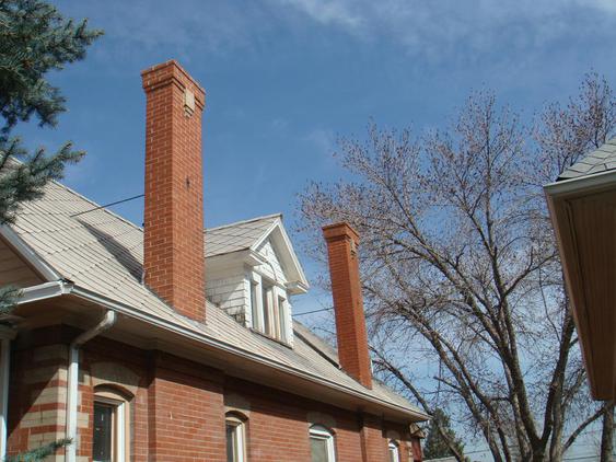 Tuckpoint All Joints On Both Chimneys and Rebuild Top 10 Courses